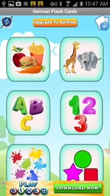 German Baby Flashcards for Kids android App screenshot 5